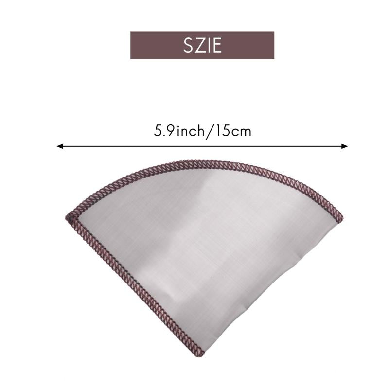 Stainless Steel Pour Over Coffee Filter Cone 3-4 Cups