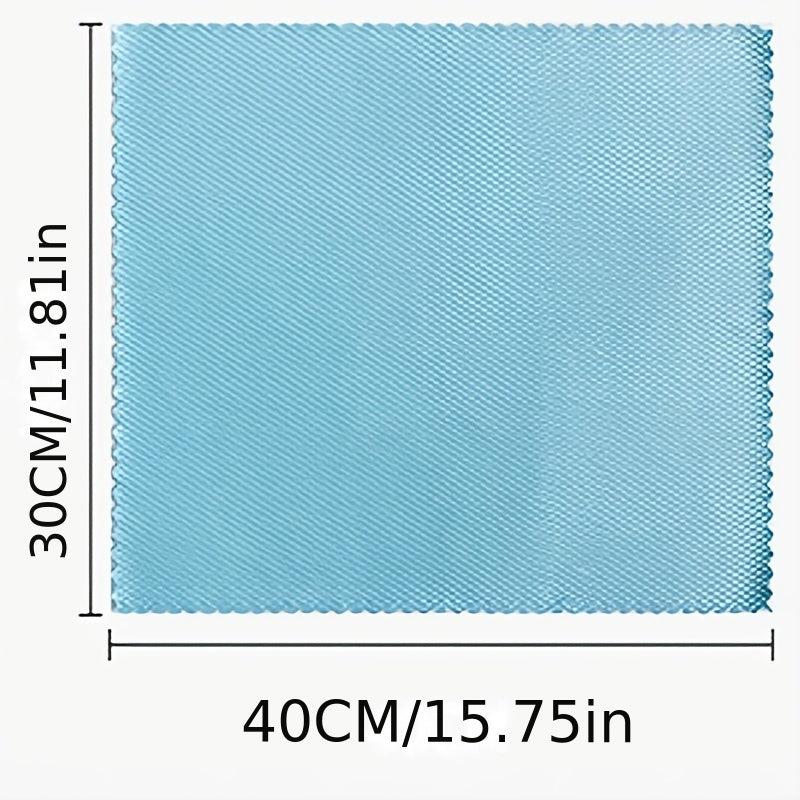 10pcs Fish Scale Glass Wiping Cloth Microfiber Cleaning Cloth