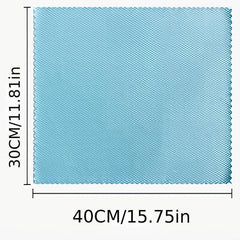 10pcs Fish Scale Glass Wiping Cloth Microfiber Cleaning Cloth