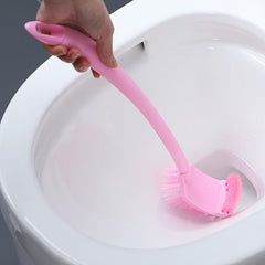 Toilet Brush Flexible Long Handle Cleaning Brush