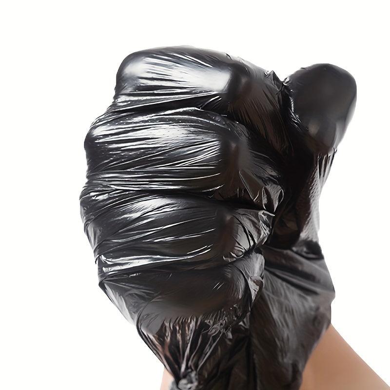 50pcs Heavy Duty Garbage Bag Thick Plastic Trash Bags