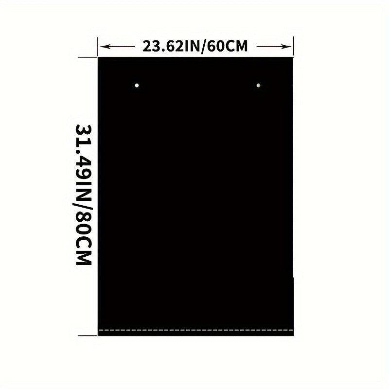 50pcs Heavy Duty Garbage Bag Thick Plastic Trash Bags