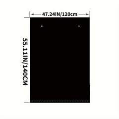 50pcs Heavy Duty Garbage Bag Thick Plastic Trash Bags