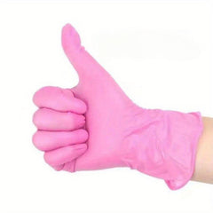 99pcs Disposable Nitrile Gloves Powder Durable Waterproof Gloves