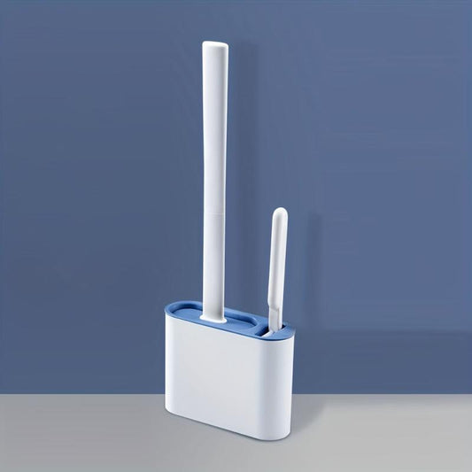 Wall Mounted Silicone Toilet Brush Set 08 Cm 2 Toilet Brush With Holder