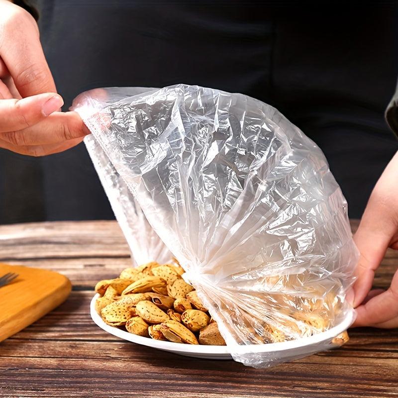 Reusable Food Storage Covers Keep Food Fresh Longer Elastic Plastic Wrap