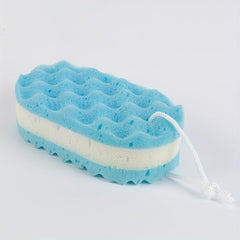 Three Layers Bath Cleaning Sponge Soft Shower Exfoliating Sponge