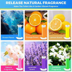 Toilet Cleaning Gel Flower Stamp Toilet Gel Flower Scented Toilet Deodorant Gel