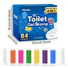 Toilet Cleaning Gel Flower Stamp Toilet Gel Flower Scented Toilet Deodorant Gel