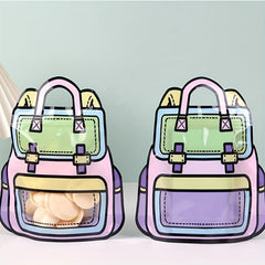 50pcs Cartoon Backpack Snack Sharing Bag for Cookies Candy Chocolate Souvenir