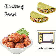 50pcs 12oz Paper Bowls Natural Bagasse Dinning Bowls