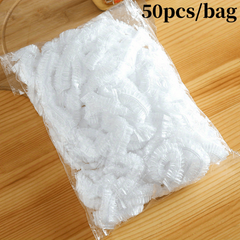 Disposable Food Cover 100 Pieces Plastic Elastic Bowl Cover