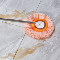 Extendable Sunflower Mop Set Dual purpose Dry/Wet Chenille Flat Lazy Person