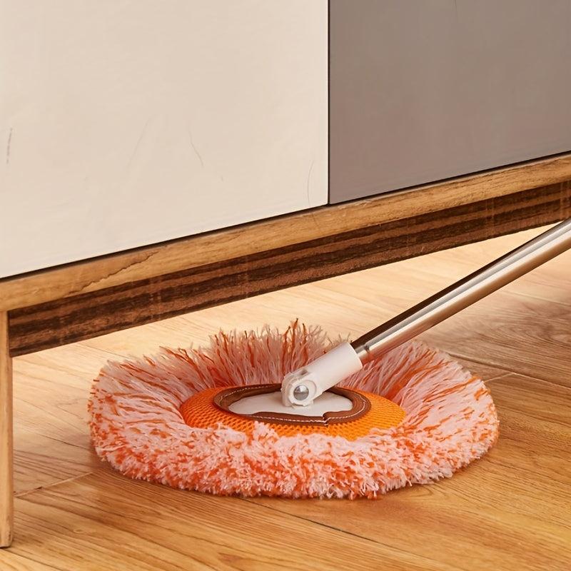 Extendable Sunflower Mop Set Dual purpose Dry/Wet Chenille Flat Lazy Person