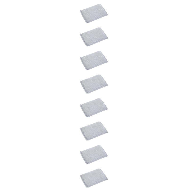 10pcs Double Sided Scrubbing Pads Sponge for Dishwashing Kitchen Cleaning