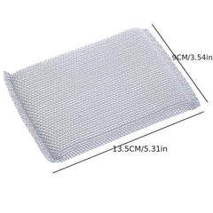 10pcs Double Sided Scrubbing Pads Sponge for Dishwashing Kitchen Cleaning