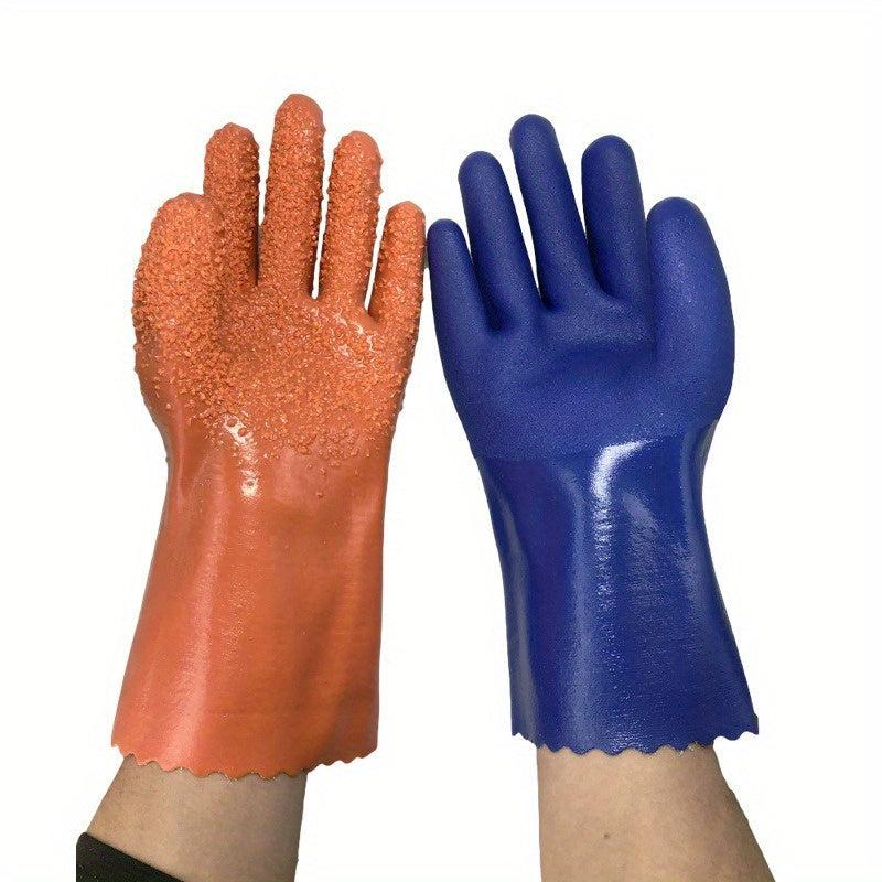 Heavy Duty Work Gloves Anti-slip Waterproof Safety Gloves