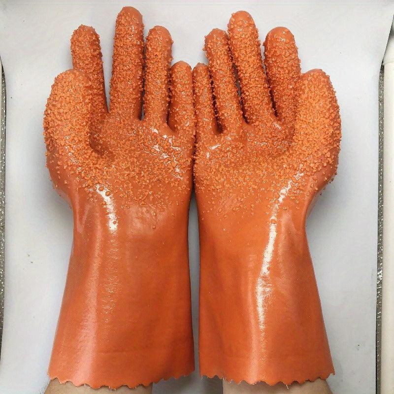 Heavy Duty Work Gloves Anti-slip Waterproof Safety Gloves