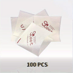 100 PCS Disposable Coated Papers Packaging Bag For Hamburgers