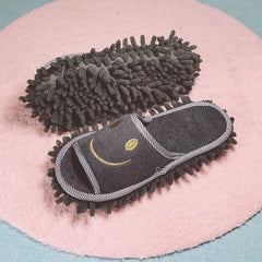 Detachable Microfiber Lazy Mopping Slippers for Household Cleaning