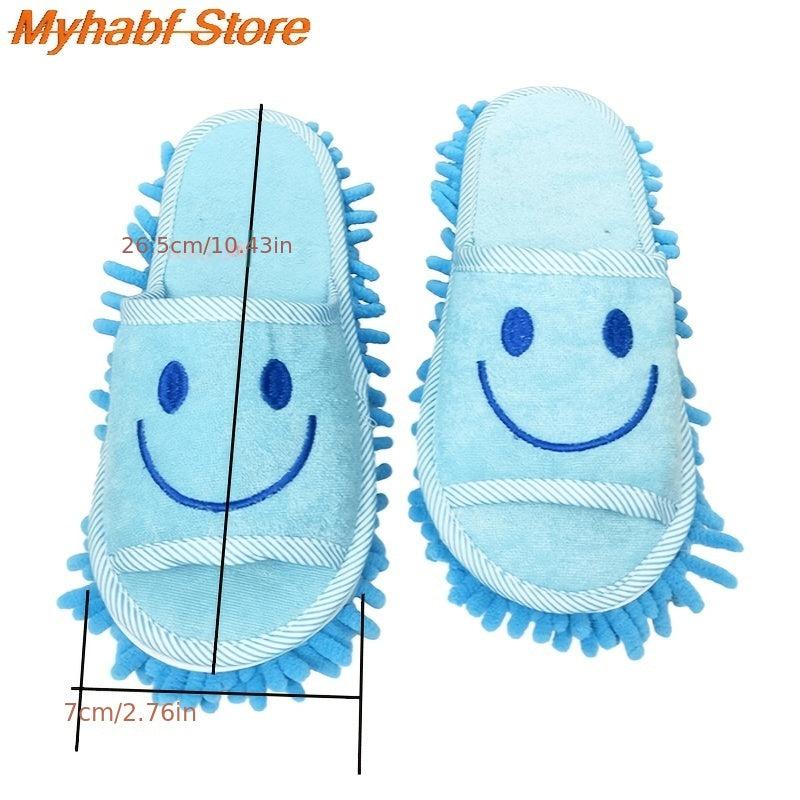 Detachable Microfiber Lazy Mopping Slippers for Household Cleaning
