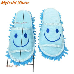 Detachable Microfiber Lazy Mopping Slippers for Household Cleaning