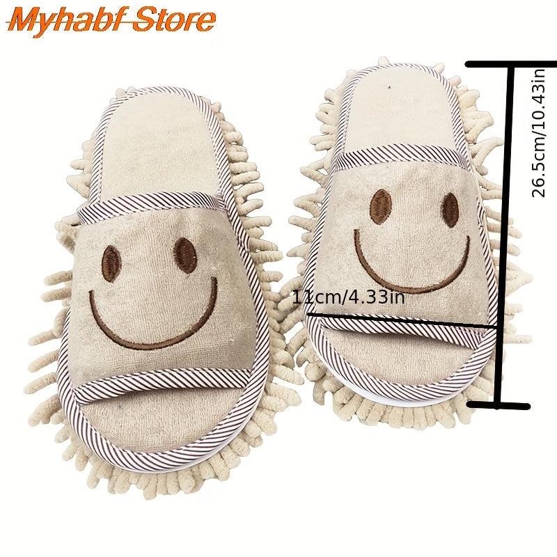 Detachable Microfiber Lazy Mopping Slippers for Household Cleaning