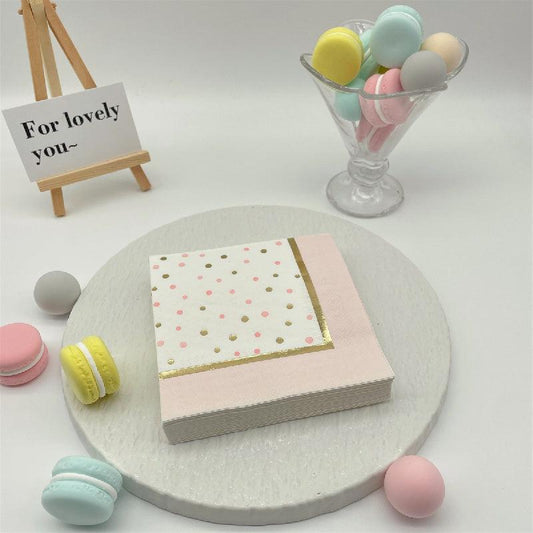 Pink Princess Christmas Party Napkins Set of 20