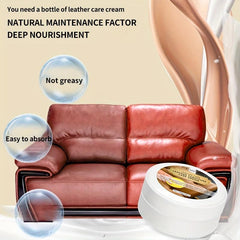 Leather Furniture Cleaning Cream - Restore Smooth Prevent Aging