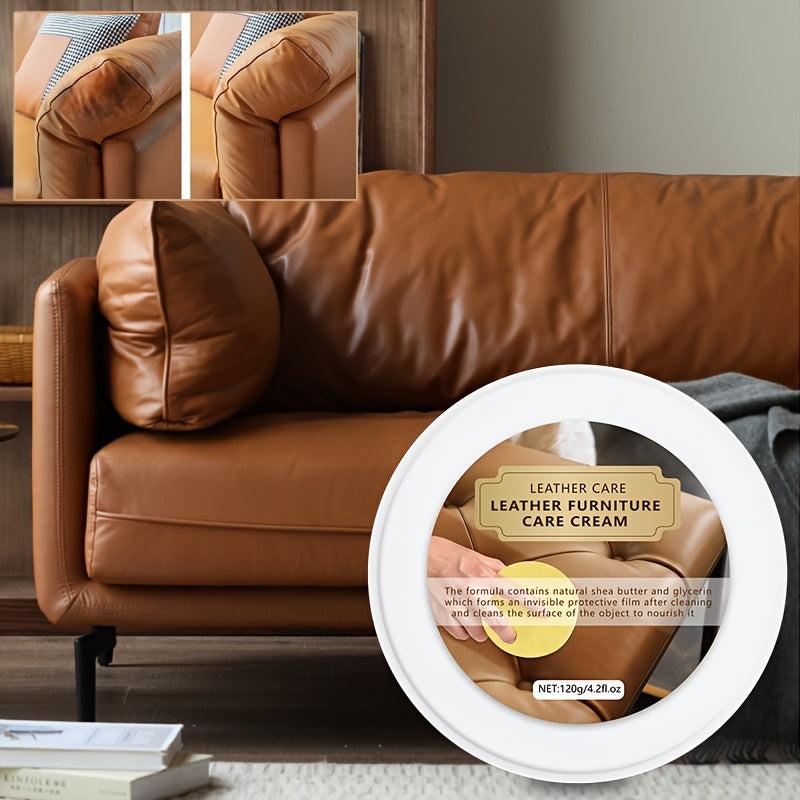Leather Furniture Cleaning Cream - Restore Smooth Prevent Aging