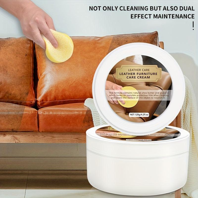 Leather Furniture Cleaning Cream - Restore Smooth Prevent Aging