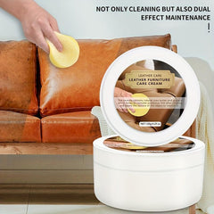 Leather Furniture Cleaning Cream - Restore Smooth Prevent Aging