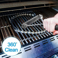 Stainless Steel Barbecue Grill Brush Non stick Cleaning BBQ Accessories