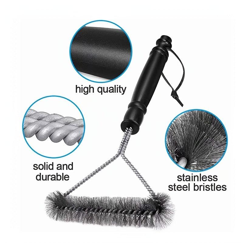 Stainless Steel Barbecue Grill Brush Non stick Cleaning BBQ Accessories