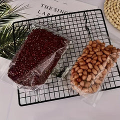 100pcs Self Sealing Stand up Bags for Grains & Powders