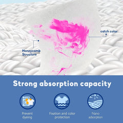 100pcs Laundry Dye Catcher Sheets to Prevent Clothes Smearing