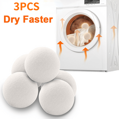 3pcs Laundry Dryer Ball Reusable Laundry Ball Laundry Washing Ball