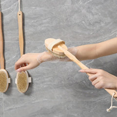 Long Handle Bath Cleaning Brush, Soft Bristles, Fast Drying