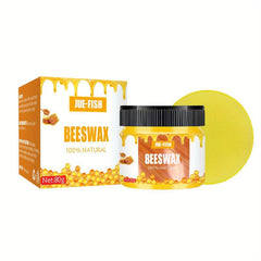 2pcs Beeswax With Sponge Wooden Furniture Maintenance Beeswax