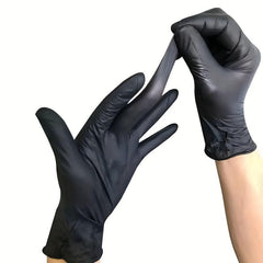 Disposable Nitrile Gloves 100pcs Chemical Resistant Waterproof Protective