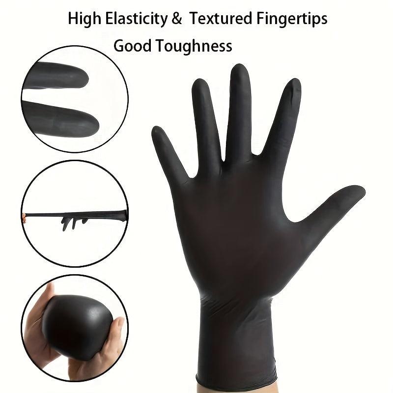 Disposable Nitrile Gloves 100pcs Chemical Resistant Waterproof Protective