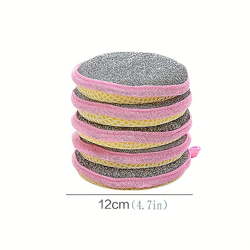 10pcs 2-Sided Dishwashing Sponge for Faster and Cleaner Results