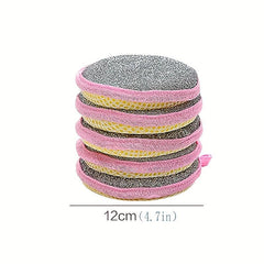 10pcs 2-Sided Dishwashing Sponge for Faster and Cleaner Results