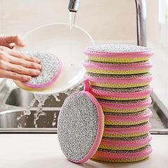 10pcs 2-Sided Dishwashing Sponge for Faster and Cleaner Results