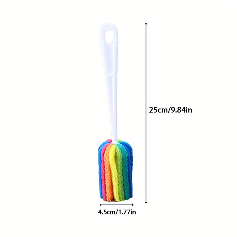 Colorful Long Handle Cup Brushes for Effortless Dish and Teapot Cleaning