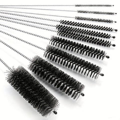 10pcs Bottle Cleaning Brushes Set - Nylon Tube Straw Cleaner