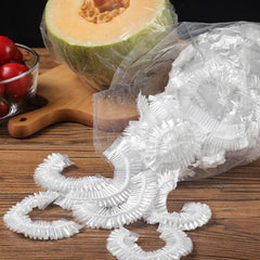 100pcs Disposable Cling Film Sleeves Fresh Keeping Bowl Covers