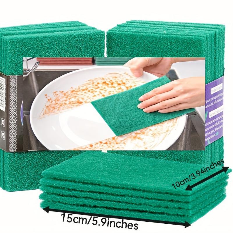 10pcs Scouring Pads Dish Washing Pads Pot Scrubber