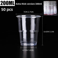Disposable Plastic Cups for Tasting and Parties - 50/100/200pcs