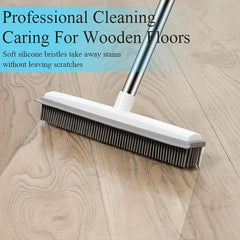 Pet Hair Removal Broom with Squeegee